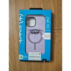 Speck GemShell Case for‎ iPhone 15 Pro in Soft Lilac and Carnation